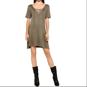 BCBGeneration olive t shirt dress